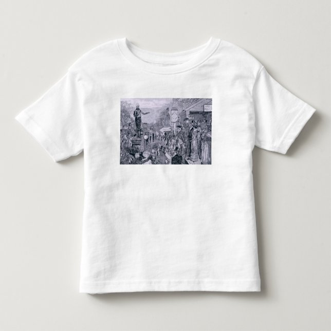General Jackson som president-är utvald T-shirt (Framsida)