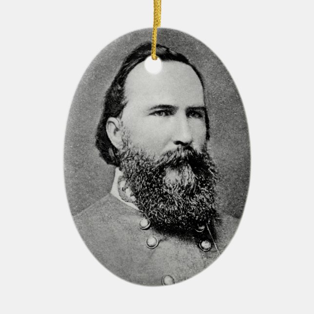 General James Longstreet Julgransprydnad Keramik (Framsidan)