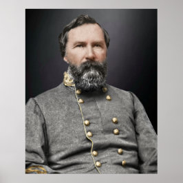 General James Longstreet porträtt Poster