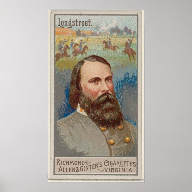 General James Longstreet Poster (Framsidan)