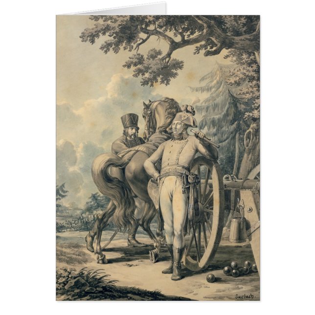 General Jean Victor Moreau Hälsningskort (Framsidan)