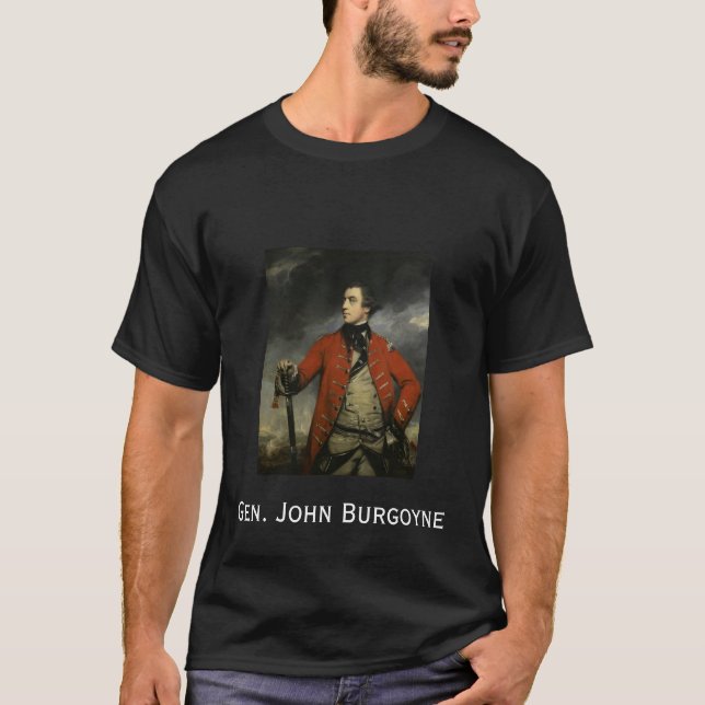 General John Burgoyne T-shirt (Framsida)
