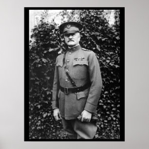 General John J. Pershing. Allmänt_Krig-bild Poster