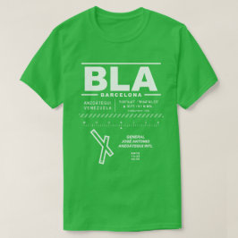 General José Antonio Anzoátegui Airport BLA TShrit Tee Shirt