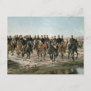 General Julio Arges besök i Negro Vykort