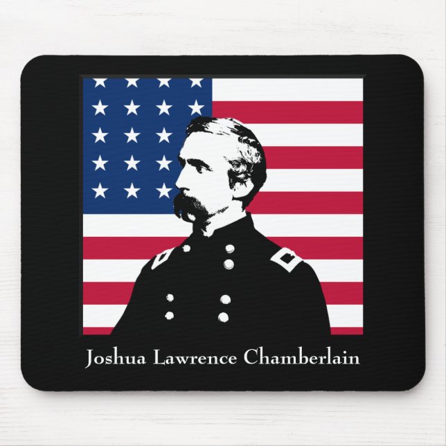 General Kammarherre och amerikanska flaggan Musmatta (Framsidan)