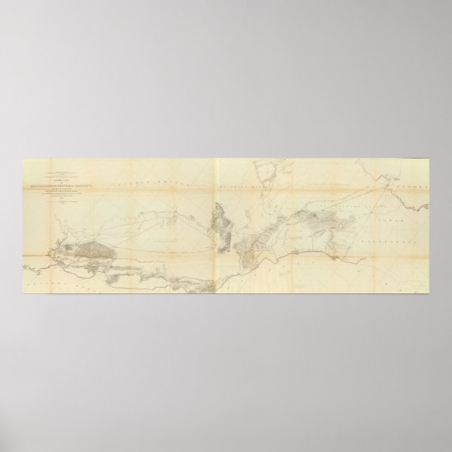 General Karta of Explorations and Surveys Poster (Framsidan)