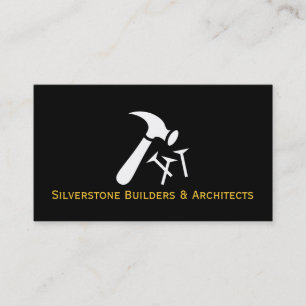 General Leverantör Byggmästare Arkitekt Visitkort