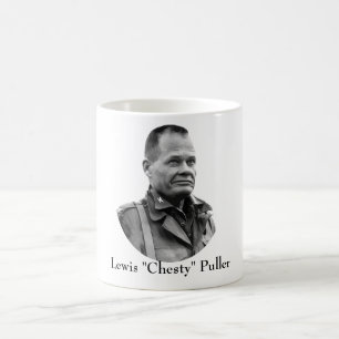 General Lewis Burwell Puller -- "Bredbröstat ", Kaffemugg