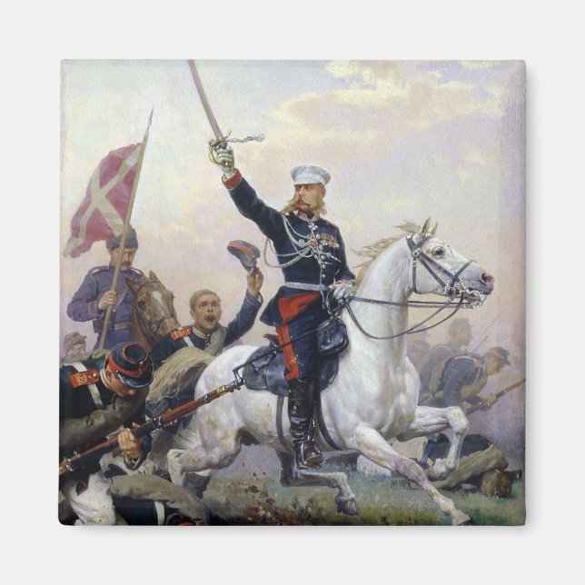 General M.D. Skobelev i Ryssland-Turkiet Magnet (Framsidan)