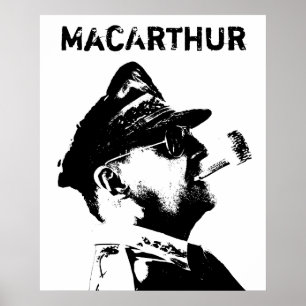 General MacArthur -- Amerikankrighjälte Poster