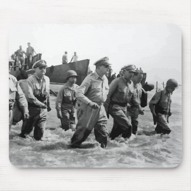 General MacArthur Gå tillbaka Musmatta (Framsidan)