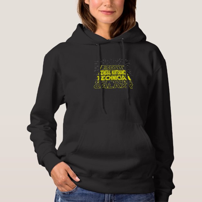 General Maintenance Technician Coola Galaxy-jobb T Shirt (Framsida)