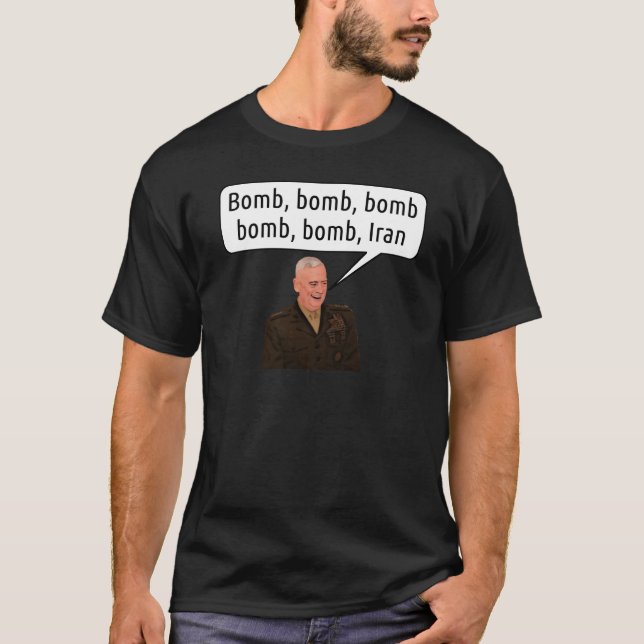 General Mattis Sjunga Bombardera Iran - manar Tröja (Framsida)