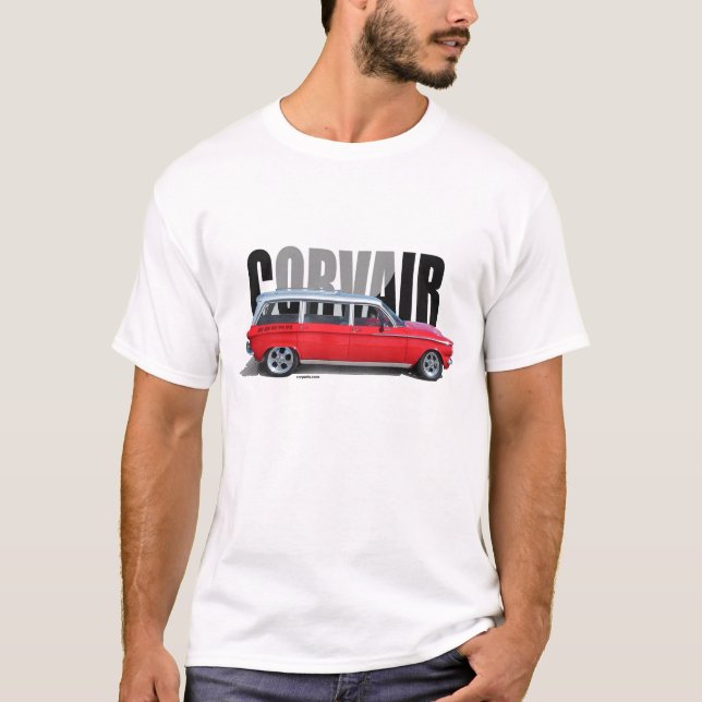 General Motors CORVAIR vagn T Shirt (Framsida)