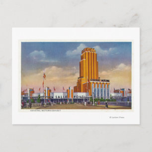 General Motors Exhibit, 1934 World's Fair Vykort