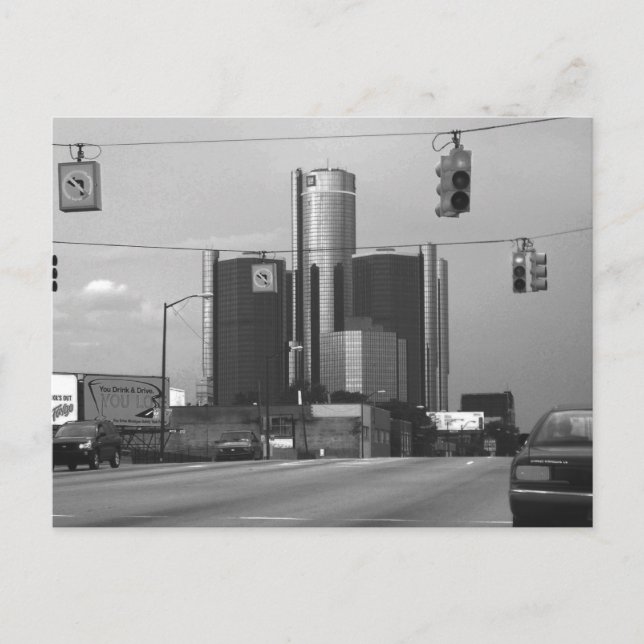 General Motors Headquarters Vykort (Framsida)