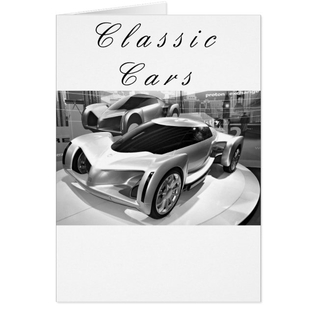 General Motors prototyp Hälsningskort (Framsidan)