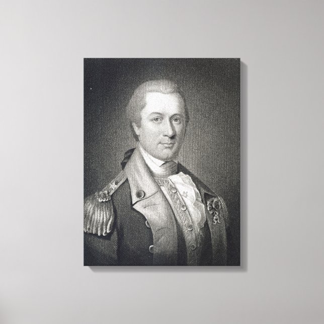 General Otho Holland Williams (1749-94) graved b Canvastryck (Framsida)