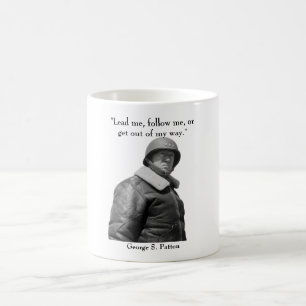 General Patton och citationstecken Kaffemugg