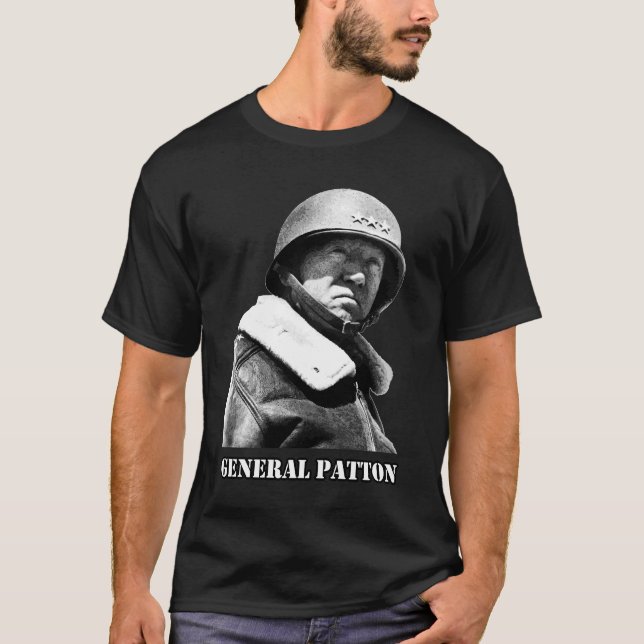 General Patton ww2 T Shirt (Framsida)