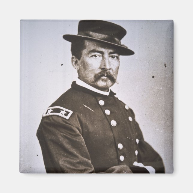General Philip H. Sheridan (1831-88) (b/w bild) Magnet (Framsidan)