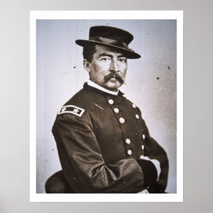 General Philip H. Sheridan (1831-88) (b/w bild) Poster