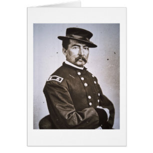 General Philip H. Sheridan (1831-88) (b-/wfotoet) Hälsningskort