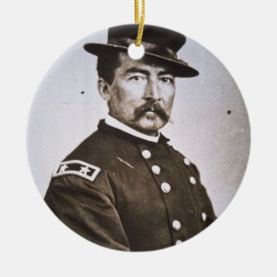 General Philip H. Sheridan (1831-88) (b-/wfotoet) Julgransprydnad Keramik
