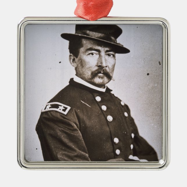 General Philip H. Sheridan (1831-88) (b-/wfotoet) Julgransprydnad Metall (Framsidan)