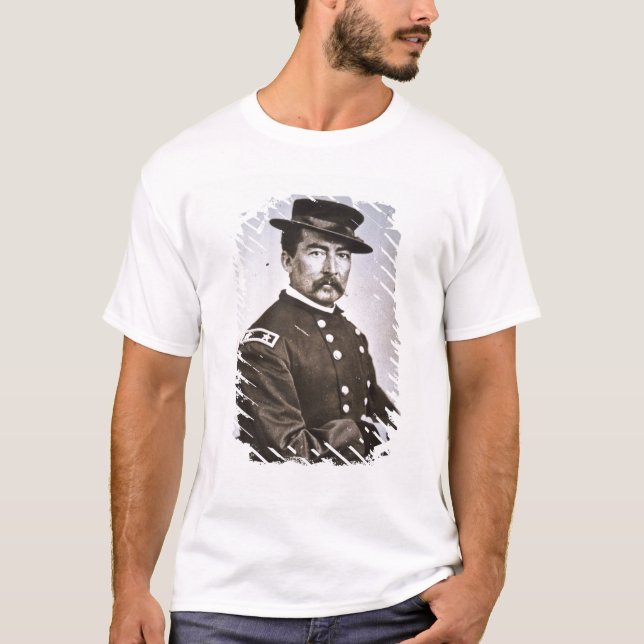 General Philip H. Sheridan (1831-88) (b-/wfotoet) Tee Shirt (Framsida)