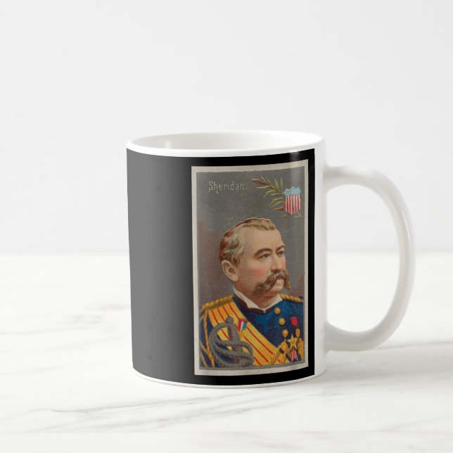 General Philip Sheridan Porträtt (1888) Kaffemugg (Höger)