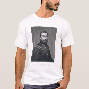 General Philip Sheridan som inristas från en T-shirt