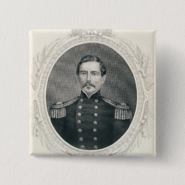 General Pierre Gustave Toutant Beauregard Knapp (Framsida)