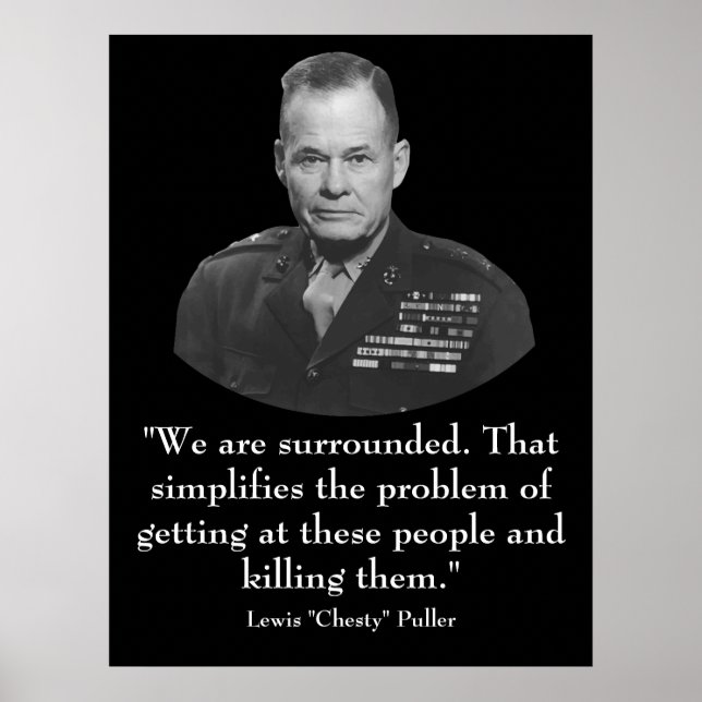 General Puller and Quote Poster (Framsidan)