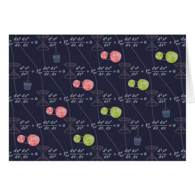 General Relativistic Universe Hälsningskort (Framsidan Horizontal)