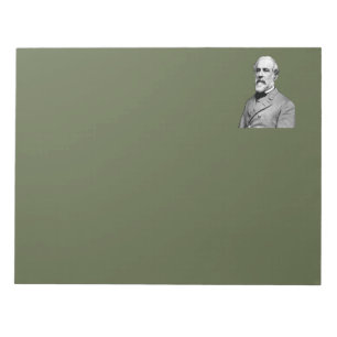 General Robert E. Lee Army Grönt Anteckningsblock
