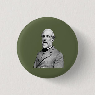 General ⚔️ 🎩 Robert E. Lee Army Grönt Knapp