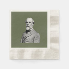 General ⚔️ 🎩 Robert E. Lee Army Grönt Pappersservett