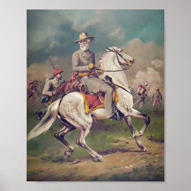 General Robert E. Lee on Horseback Poster (Framsidan)