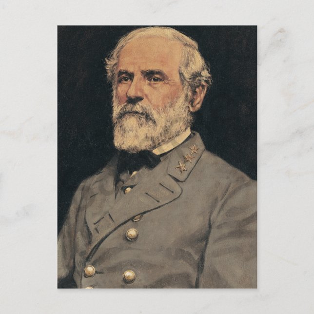General Robert E. Lee Postcard Vykort (Framsida)