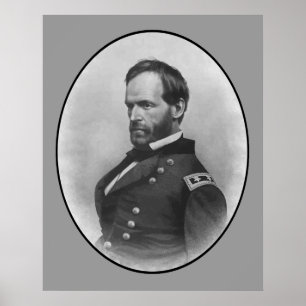 General Sherman - Civil Krig Hero Poster