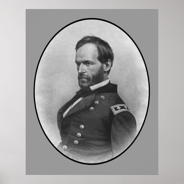 General Sherman - Civil Krig Hero Poster (Framsidan)