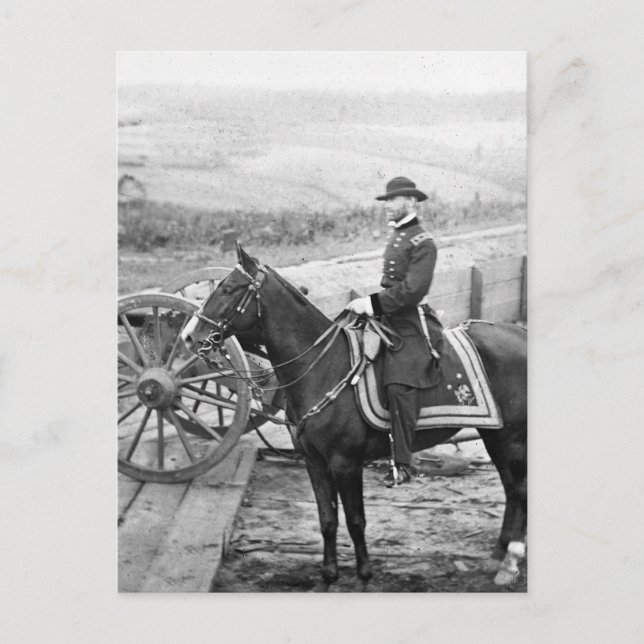 General Sherman i Atlanta, 1864 Vykort (Framsida)