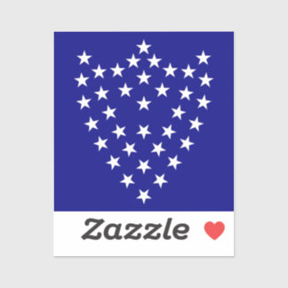 General Sherman's Battle Flagga Sticker (fyrkant) Klistermärken