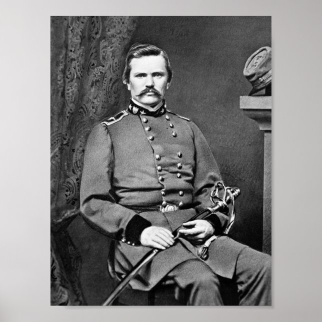General Simon Bolivar Buckner Porträtt Poster (Framsidan)