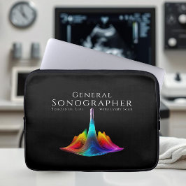 General Sonographer-Colorful Ultrasound Vinkarare Laptop Fodral