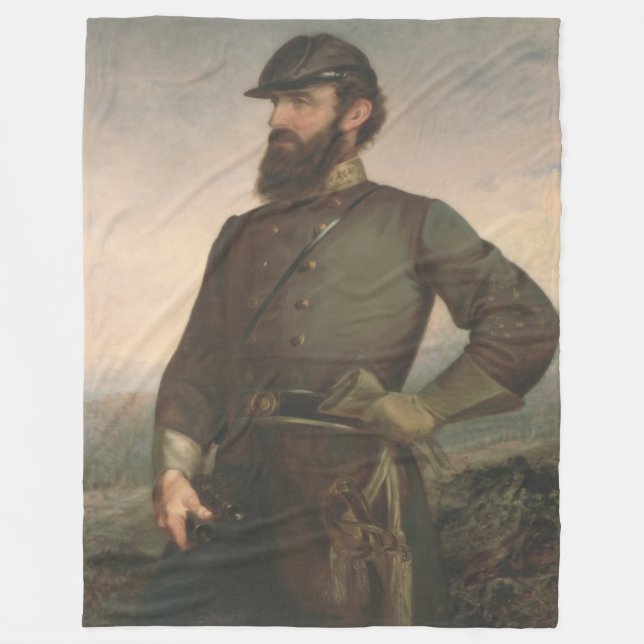 GENERAL STONEWALL JACKSON CSA FLEECEFILT (Framsidan)