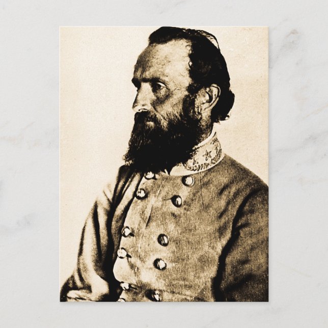 General Stonewall Jackson Vykort (Framsida)