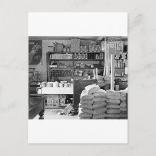 General Store, Moundville, Alabama: 1936 Vykort